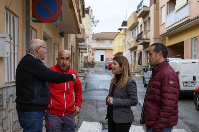 El Gobierno de Lorca invierte cerca de 300.000 euros en la adecuación y mejora de la calle de los Arcos, en el barrio de San Cristóbal