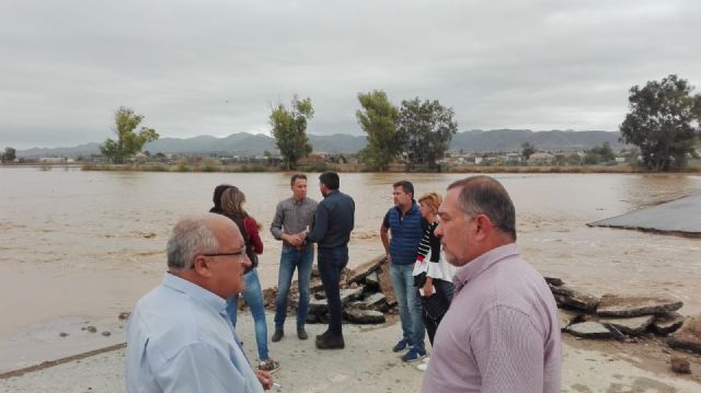 El PP de Lorca reclama que el gobierno central asuma los gastos de las reparaciones de los daños por las lluvias