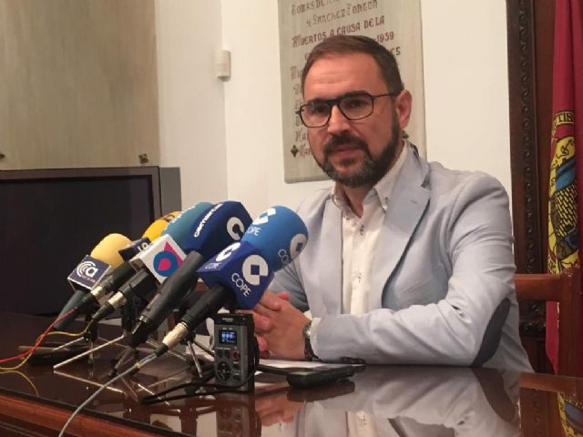 El alcalde se muestra confiado en el 'uso correcto' por parte de la CARM de los fondos procedentes del BEI para la recuperación de Lorca