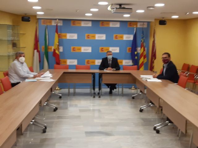 El presidente de la Confederación Hidrográfica del Segura ha mantenido un reunión de trabajo con el Alcalde de Lorca