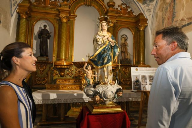 Estra Señora la Real de las Huertas de LorcaEl Taller de Restauración Municipal recupera la imagen de la Inmaculada Concepción