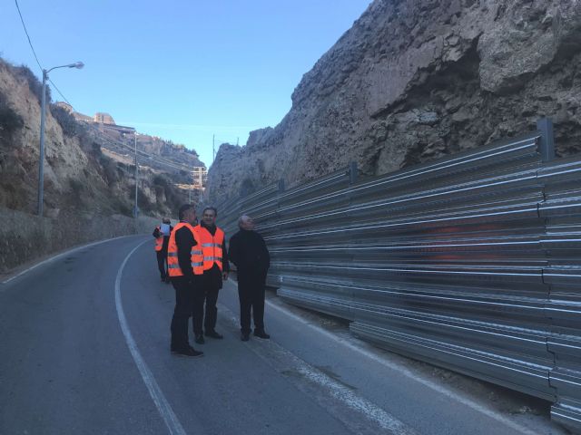 Fomento inicia obras de protección en la carretera que une Lorca y La Parroquia