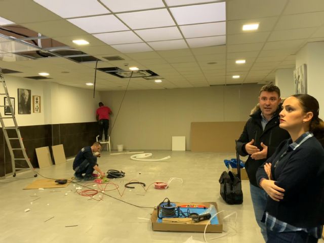 En marcha las obras en el Complejo Deportivo Felipe VI para la creación de los nuevos servicios de ludoteca, dietética y nutrición, y fisioterapia