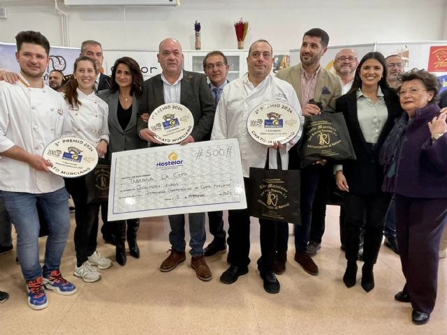 El 'donut' de carrillera de Taberna La Cepa, ganador de las I Jornadas Gastronómicas del chato murciano en Lorca organizadas por Hostelor