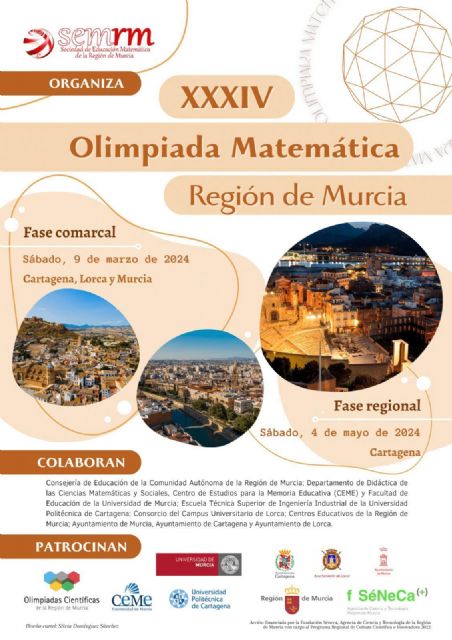 Más de un centenar de alumnos participarán en la fase comarcal de la Olimpiada Matemática que se celebrará en Lorca