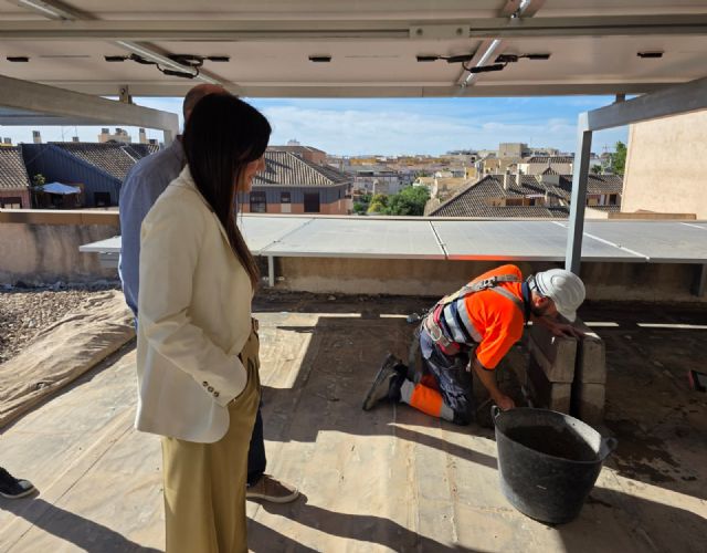 El Ayuntamiento de Lorca realiza una intervención en el antiguo convento de La Merced para reparar los daños causados por la DANA del año pasado