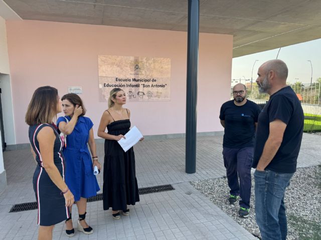 El Ayuntamiento concluye antes del comienzo del curso la inspección de los 38 colegios de Lorca para prevenir la legionelosis