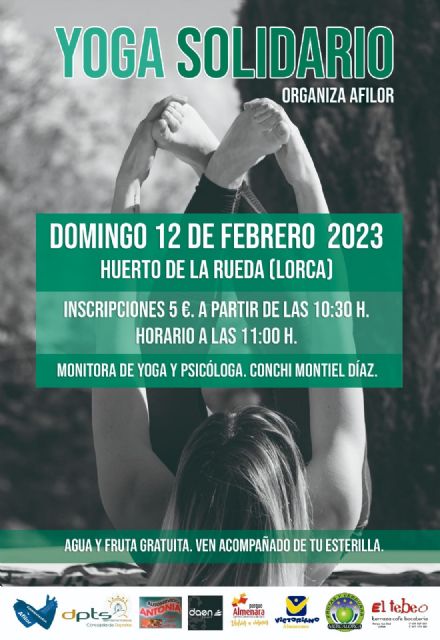 El Huerto de La Rueda acoge el 12 de febrero la I Jornada de Yoga Solidario a beneficio de la Asociación de Fibromialgia