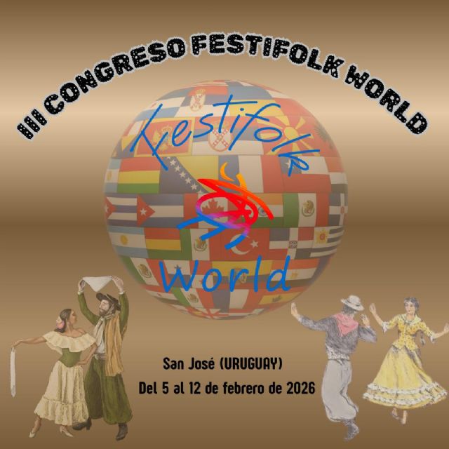 El lorquino Luís González Navarro, representa a España en el Congreso Internacional Festifolk Mundial en Uruguay