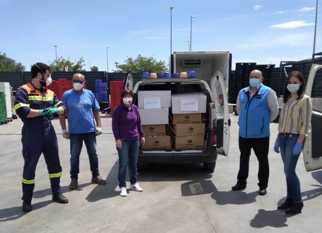El Centro Comercial Parque Almenara y Carrefour donan 1.500 kg de alimentos a las familias más vulnerables de Lorca