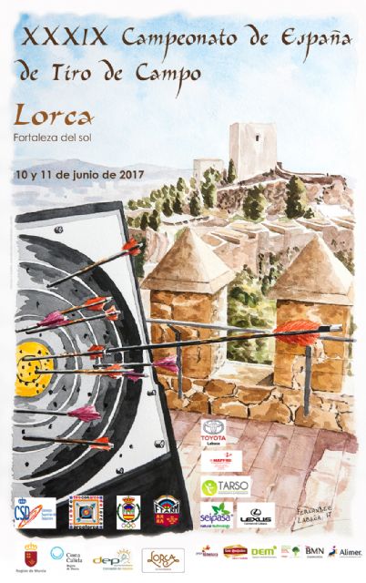 El Castillo de Lorca acoge el Campeonato de España de Tiro con Arco