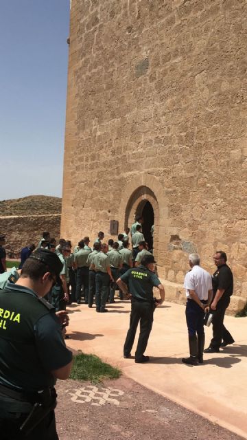 La Fortaleza del Sol recibe la visita de 106 alféreces de la Academia Especial de la Guardia Civil de Aranjuez