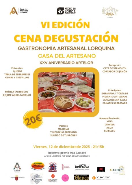 Sabores artesanos y tradición en la VI Cena Degustación de los Viernes Gastronómicos
