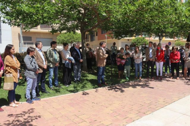 Inaugurado el 'Parque Antonio Fernández Guerrero' que lleva el nombre del fallecido ex secretario general de UGT Lorca en reconocimiento a su labor