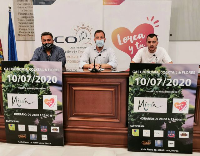 Presenta n'Gastronomía, Cóctel & Flores' para amenizar el centro de Lorca la noche de este próximo viernes