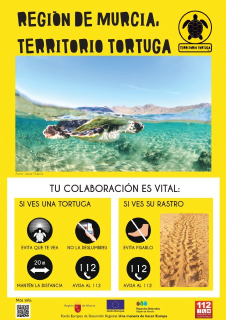 El Ayuntamiento de Lorca colabora en varias campañas de sensibilización sobre la tortuga marina puestas en marcha por distintos organismos coincidiendo con la época de nidificación