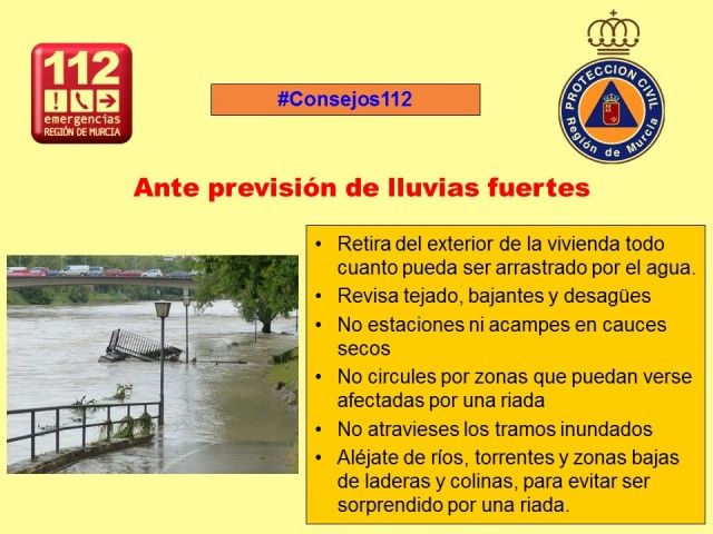 El Alcalde ordena el establecimiento de un dispositivo especial que permanezca alerta ante el aviso de fuertes lluvias y granizo trasladado por la Agencia Estatal de Meteorología