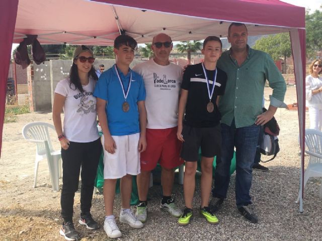 13 parejas tomaron parte en el Torneo de Pádel Infantil de los Juegos del Guadalentín