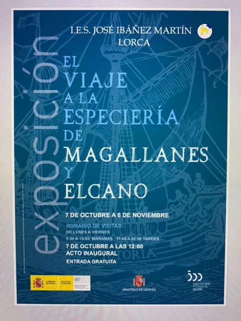 Llega al IES Ibáñez Martín la exposición `Viaje a la Especiería de Magallanes y Elcano' realizada por la Delegación de Defensa para difundir e impulsar la Cultura de Defensa