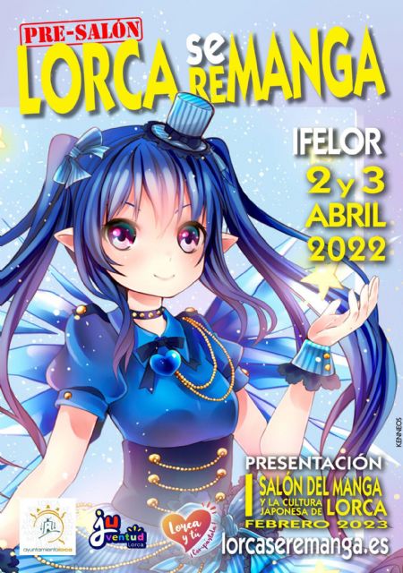 IFELOR acogerá los días 2 y 3 de abril el Pre-Salón ´Lorca se remanga´, como adelanto del I Salón del Manga y la Cultura Japonesa que se celebrará en 2023