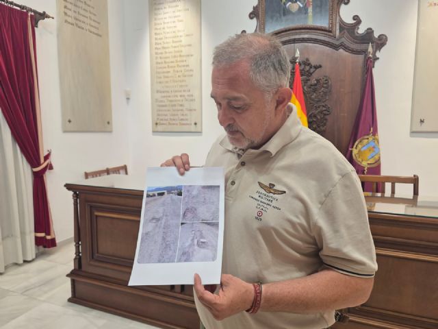 El Ayuntamiento de Lorca invierte cerca de 290.000 euros en la mejora de caminos rurales de La Hoya, Tercia y Campillo