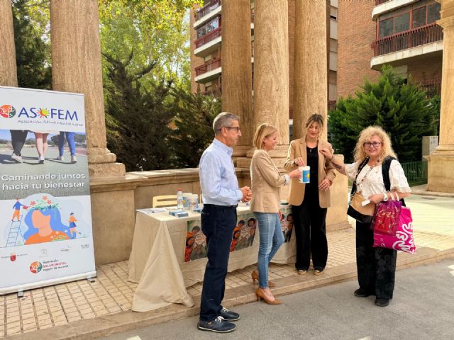 Lorca se suma al Día Mundial de la Salud Mental con actividades de sensibilización de la mano de ASOFEM, poniendo el foco en ni&ntilde;os, adolescentes y jóvenes