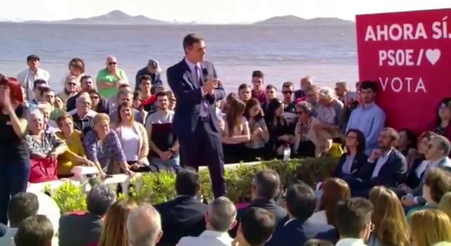Pedro Sánchez se compromete a 'desembolsar' los recursos económicos para Lorca 'cuando se forme gobierno y haya una legislatura en marcha'