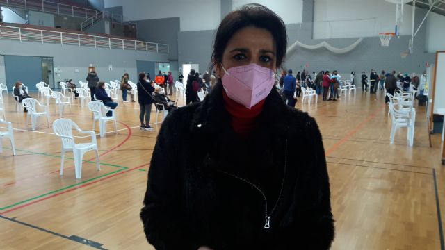 El buen ritmo de vacunación contra el Covid a las personas mayores de 80 años en Lorca cumple las previsiones y permite administrar todas las dosis