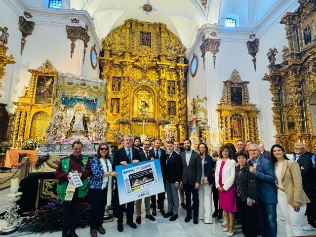 La imagen del santísimo Cristo Yacente protagonizará el cupón del sorteo nacional de la ONCE del próximo sábado 19 de abril