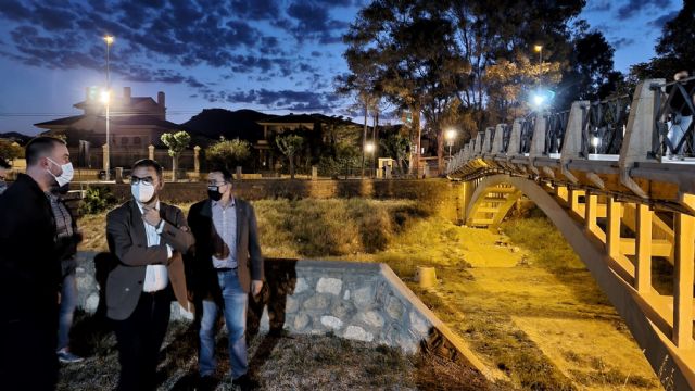 Renuevan la iluminación del Puente de La Torta deteriorada por actos vandálicos