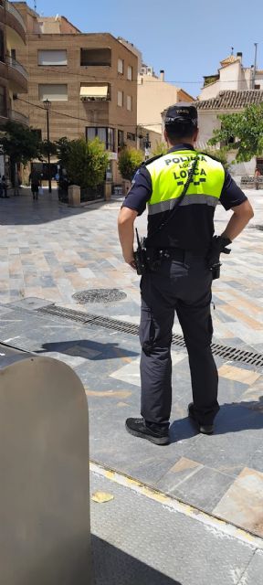 La Policía Local de Lorca detiene a un hombre por tenencia de sustancias estupefacientes, como presunto autor de un delito contra la salud pública