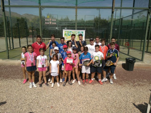 17 parejas participan en los Torneos de Pádel sub-14 y sub-18 de los Juegos del Guadalentín