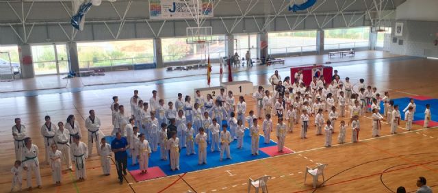 94 luchadores toman parte en la exhibición de Taekwondo de los Juegos