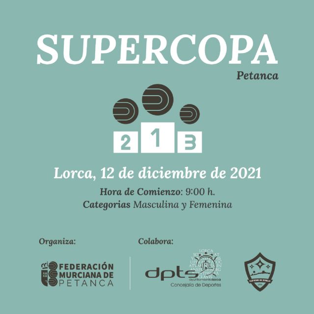 Este domingo, 12 de diciembre, se celebrará en Lorca la 'Supercopa de petanca 2021', donde se darán cita más de 250 deportistas de toda la Región