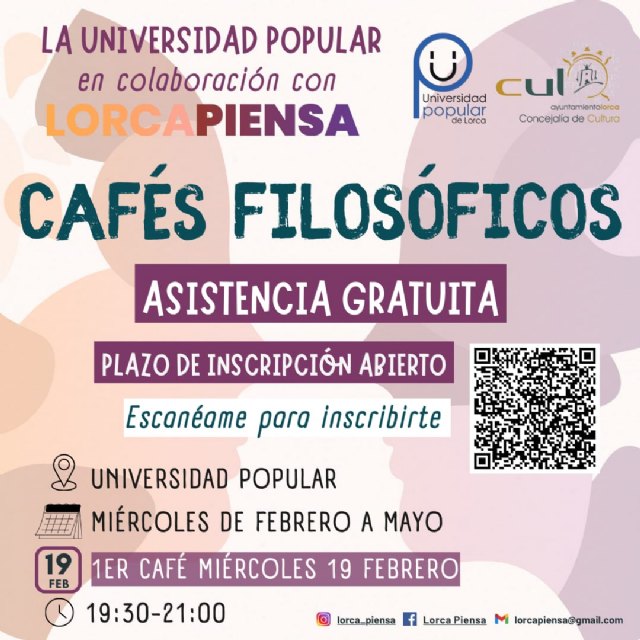 Lorca Piensa con el turno de la filosofía ha llegado