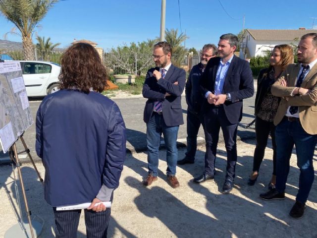 El Ayuntamiento de Lorca recepciona las obras del colector que conectará el Polígono de Saprelorca con la Rambla de Biznaga