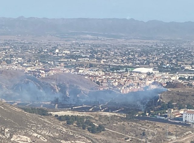 Incendio en la pedanía de El Río, Lorca