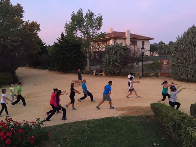 Los Lunes Saludables cierran su participación en los Juegos del Guadalentín con la sesión celebrada en las alamedas