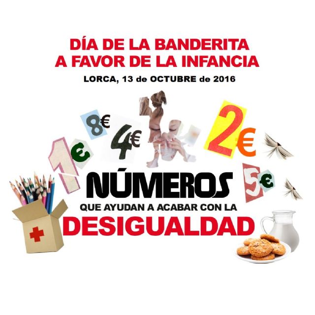 Cruz roja saldrá a la calle este jueves 13 de octubreen lorca por el día de la banderita