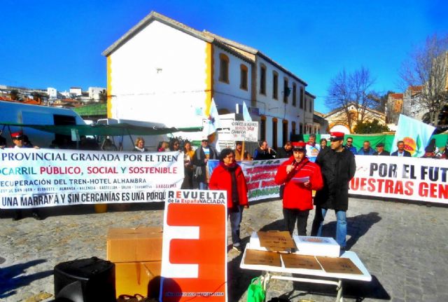 Los colectivos ferroviarios reclaman al Gobierno la inmediata adjudicación del Estudio Informativo del tren Lorca Almanzora Baza Guadix