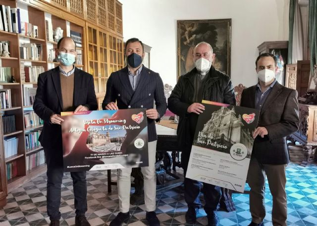 Lorca celebrará el Día de San Patricio con actividades adaptadas a la situación sanitaria e iluminando la antigua Colegiata de color verde