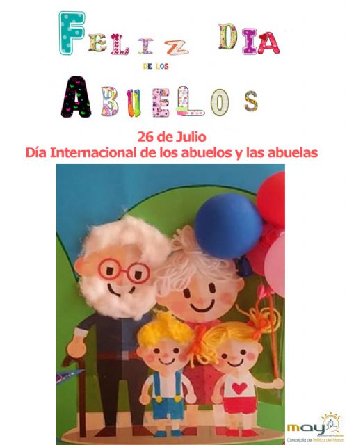 El Ayuntamiento de Lorca organiza una jornada de convivencia para conmemorar el Día Internacional de los abuelos y las abuelas, el 26 de julio, en los jardines del Palacio de Guevara