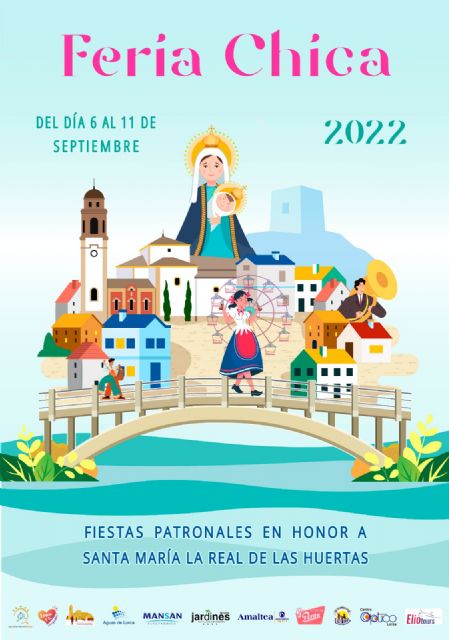 La Feria Chica vuelve este 2022 en todo su esplendor con los conciertos de Siempre Así y Henry Méndez y una veintena de actividades para celebrar las fiestas de la Virgen de las Huertas