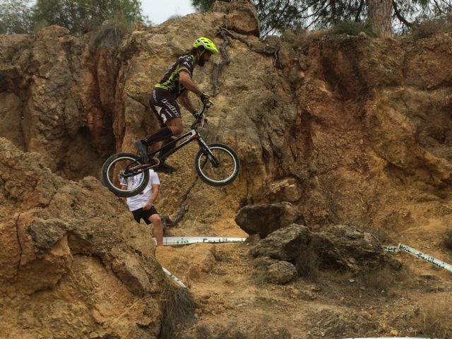 Los Pilones acogen la primera prueba del Circuito de Trial de la Región en el marco de los Juegos del Guadalentín