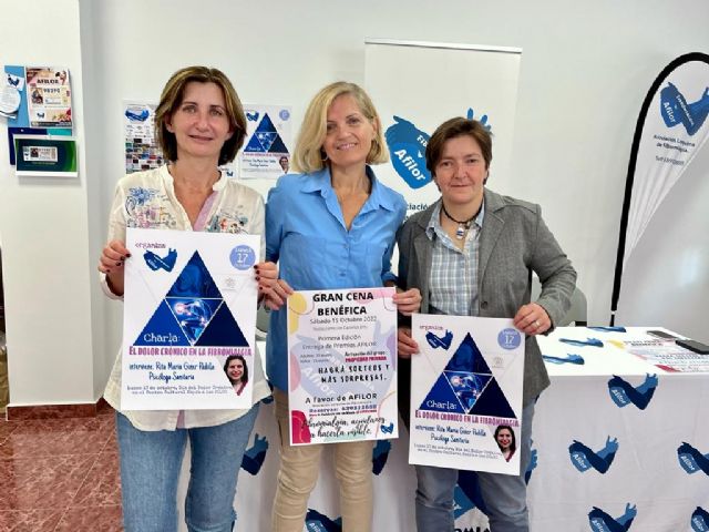 La Asociación de Fibromialgia de Lorca organiza los 'Premios Afilor' con el objetivo de reconocer a personas y entidades que ayudan a la visibilización de esta patología