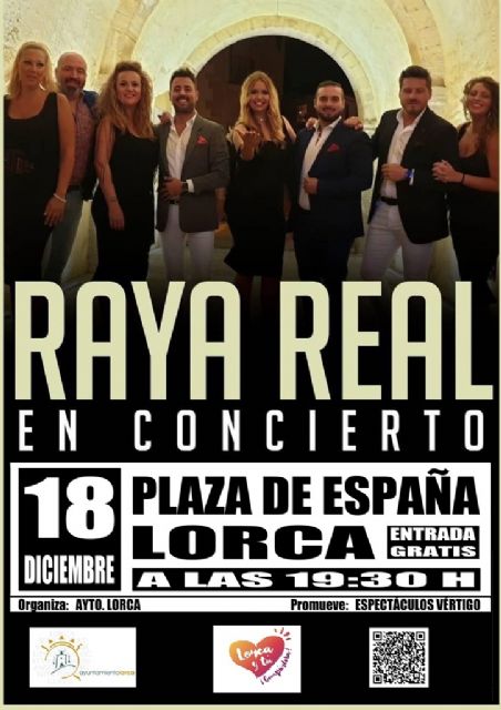 El Ayuntamiento de Lorca dará la bienvenida a la Navidad con las actuaciones gratuitas de 'Carilló Christmas' y 'Raya Real' en la Plaza de España