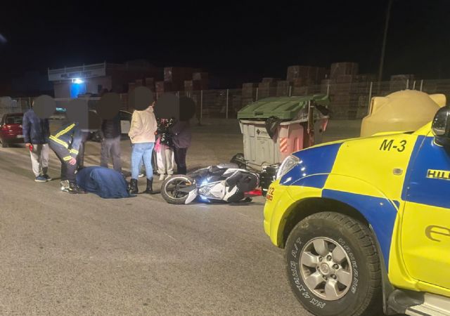 Una persona herida en accidente de tráfico en Lorca