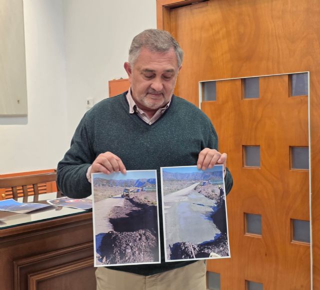 El Ayuntamiento de Lorca invierte cerca de 80.000 euros para la reparación de caminos y calzadas tras las últimas lluvias