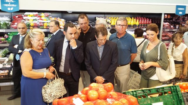 El Alcalde destaca que la apertura de un nuevo establecimiento de Aldi acentúa la capitalidad subregional de Lorca y su liderazgo como cabecera de comarca