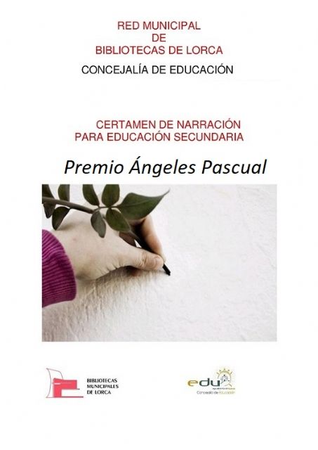 Abierto el plazo para participar en el 14ª Certamen de Narración 'Premio Ángeles Pascual' organizado por la Red Municipal de Bibliotecas de Lorca